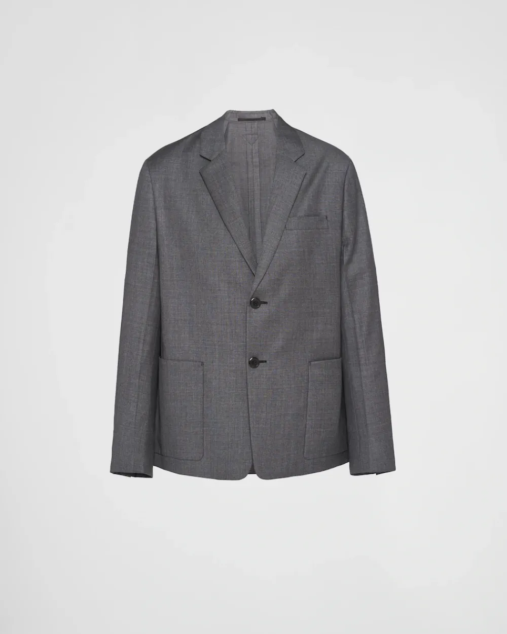 Hombre Prada CHAQUETAS Y ABRIGOS^Chaqueta De Lana De Cruzado Simple