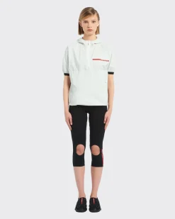 Mujer Prada ROPA^Chaqueta De Manga Corta De Re-nylon Ligero