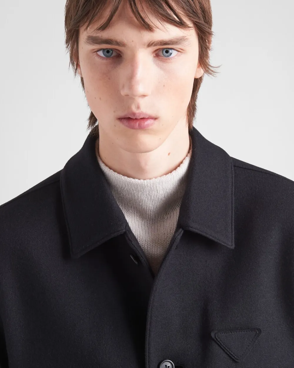Hombre Prada CHAQUETAS Y ABRIGOS^Chaqueta De Mezcla De Lana