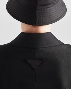 Hombre Prada CHAQUETAS Y ABRIGOS^Chaqueta De Mezcla De Lana De Cruzado Simple