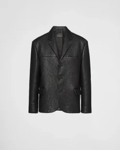 Hombre Prada ROPA DE PIEL^Chaqueta De Napa
