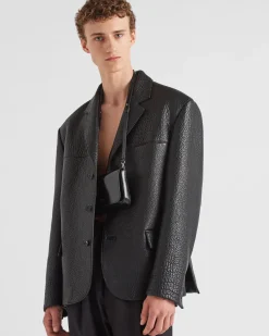 Hombre Prada ROPA DE PIEL^Chaqueta De Napa