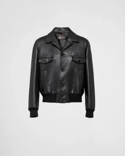 Hombre Prada ROPA DE PIEL^Chaqueta De Napa