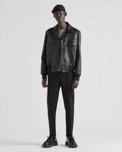 Hombre Prada ROPA DE PIEL^Chaqueta De Napa