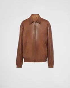 Mujer Prada ROPA DE PIEL^Chaqueta De Napa