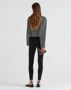 Mujer Prada CHAQUETAS Y ABRIGOS^Chaqueta De Pedrería Y Cruzado Simple