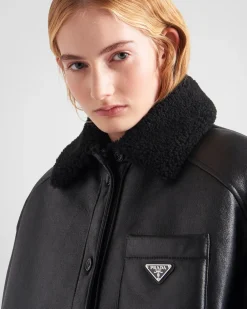 Mujer Prada ROPA DE PIEL^Chaqueta De Piel Vuelta