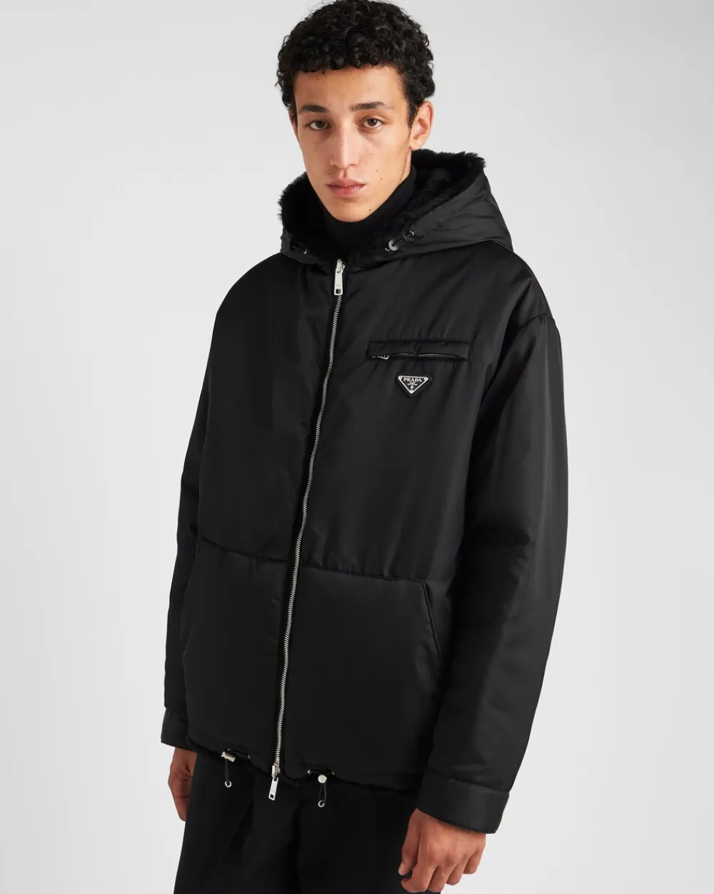Hombre Prada ROPA DE PIEL^Chaqueta De Piel Vuelta Reversible