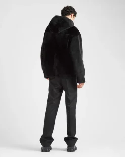 Hombre Prada ROPA DE PIEL^Chaqueta De Piel Vuelta Reversible