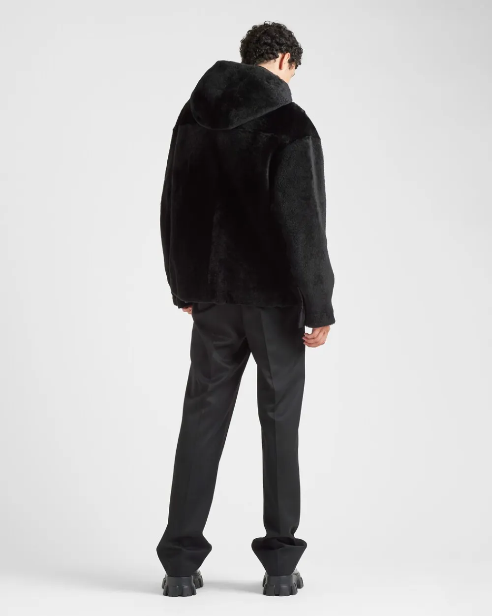 Hombre Prada ROPA DE PIEL^Chaqueta De Piel Vuelta Reversible