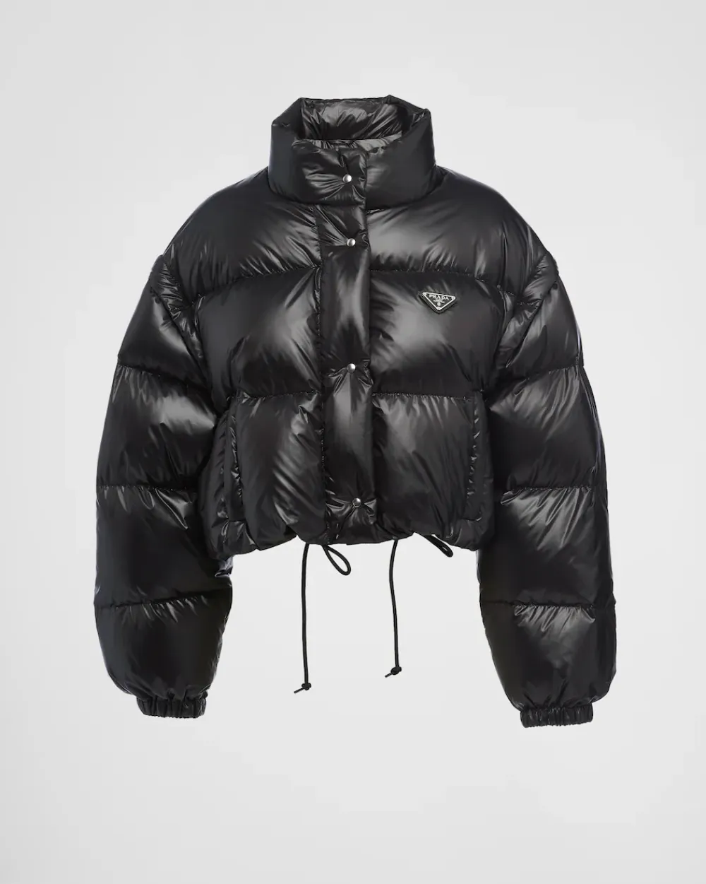 Mujer Prada ROPA DE ABRIGO^Chaqueta De Plumón Corta Convertible De Re-nylon