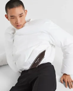 Hombre Prada ROPA DE ABRIGO^Chaqueta De Plumón Corta De Algodón