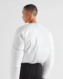 Hombre Prada ROPA DE ABRIGO^Chaqueta De Plumón Corta De Algodón