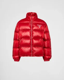 Hombre Prada ROPA DE ABRIGO^Chaqueta De Plumón Corta De Re-nylon