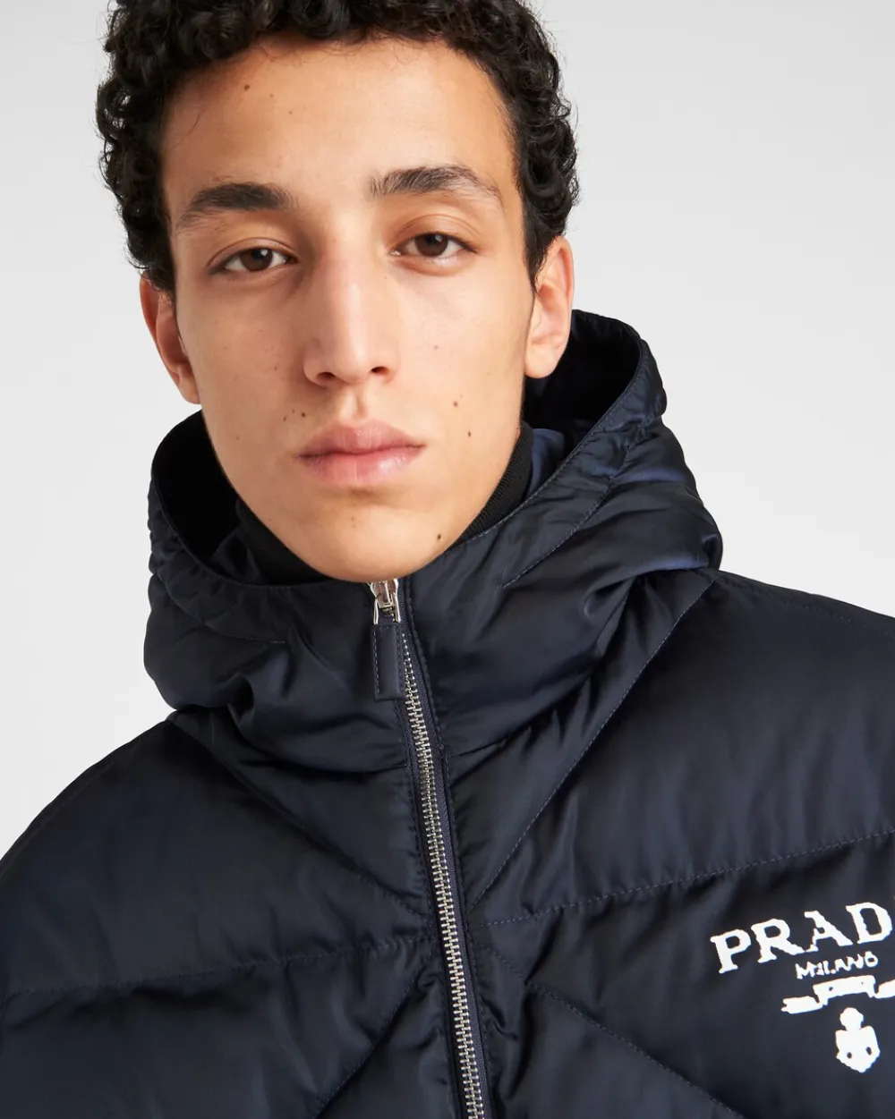 Hombre Prada ROPA DE ABRIGO^Chaqueta De Plumón Corta De Re-nylon