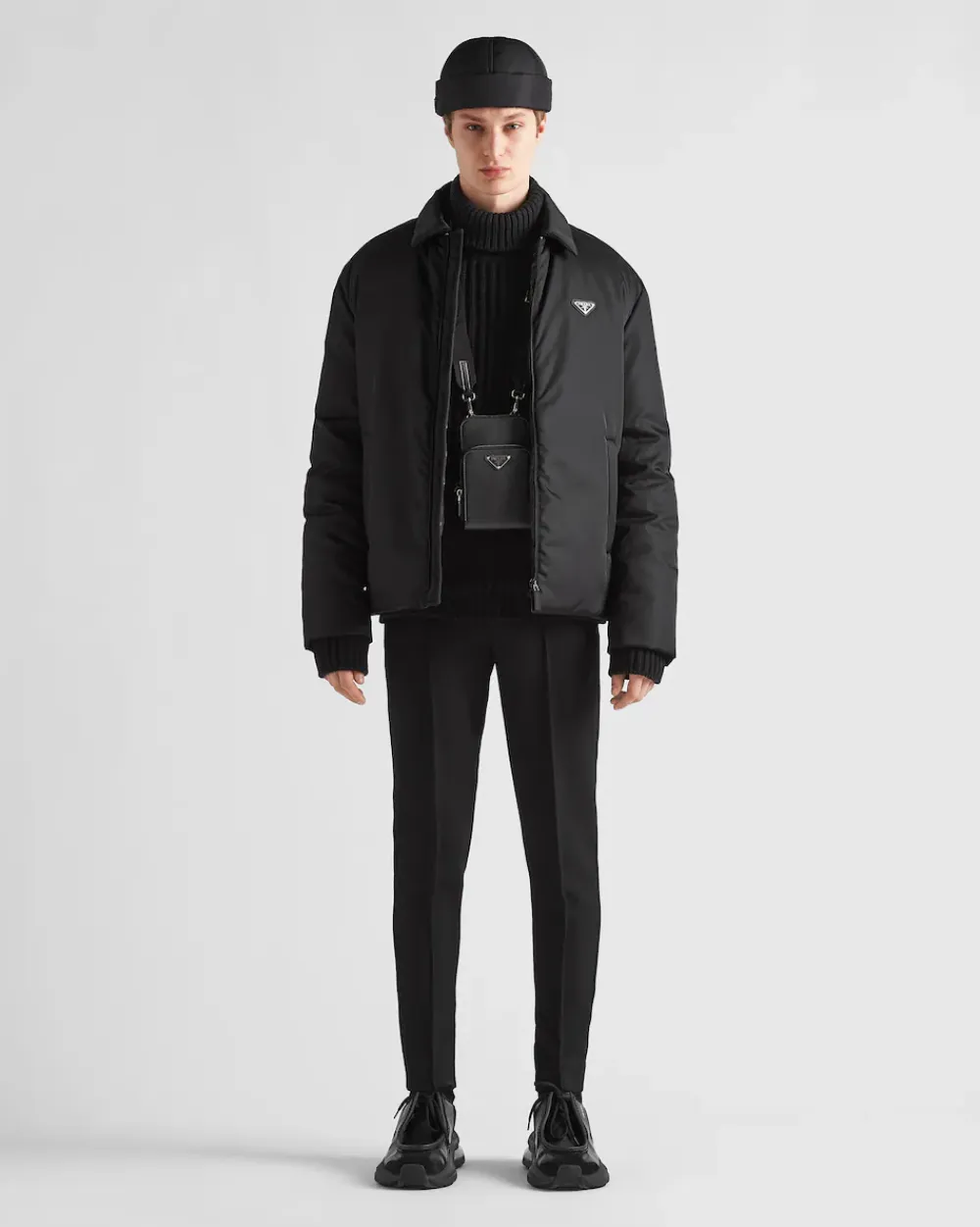 Hombre Prada COLECCIÓN MASCULINA|ROPA DE ABRIGO^Chaqueta De Plumón Corta De Re-nylon