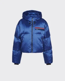 Mujer Prada ROPA^Chaqueta De Plumón Corta De Re-nylon Técnico
