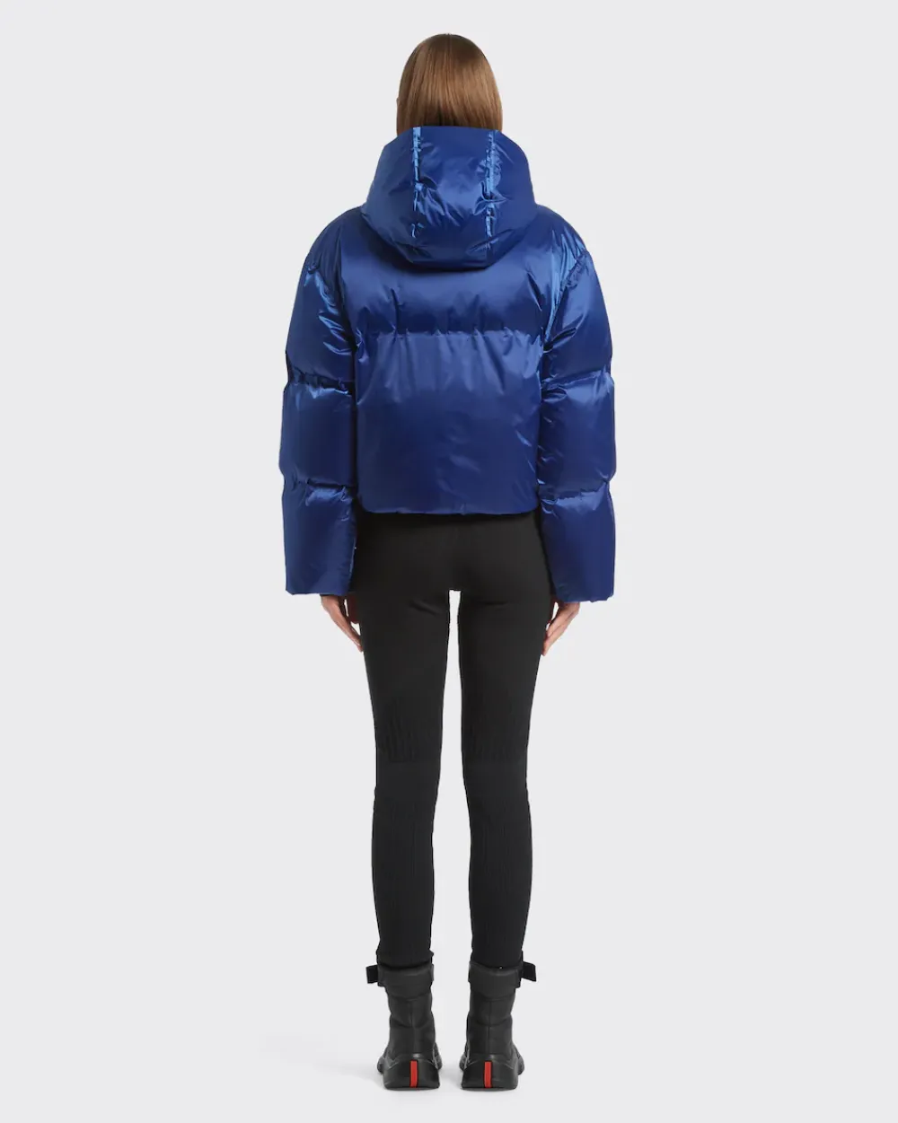 Mujer Prada ROPA^Chaqueta De Plumón Corta De Re-nylon Técnico