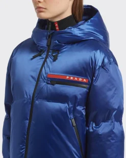 Mujer Prada ROPA^Chaqueta De Plumón Corta De Re-nylon Técnico