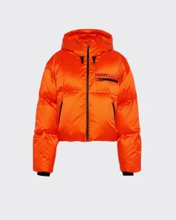 Mujer Prada ROPA^Chaqueta De Plumón Corta De Re-nylon Técnico