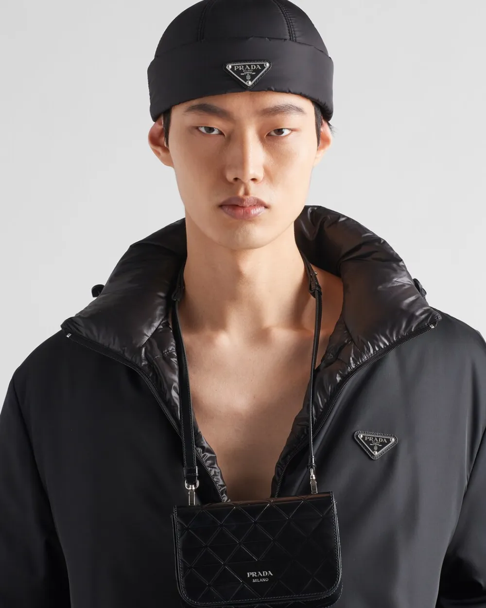 Hombre Prada COLECCIÓN MASCULINA|ROPA DE ABRIGO^Chaqueta De Plumón De Re-nylon Con Capucha