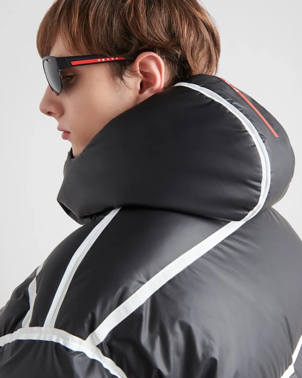 Hombre Prada ROPA^Chaqueta De Plumón De Tejido Técnico Ligero