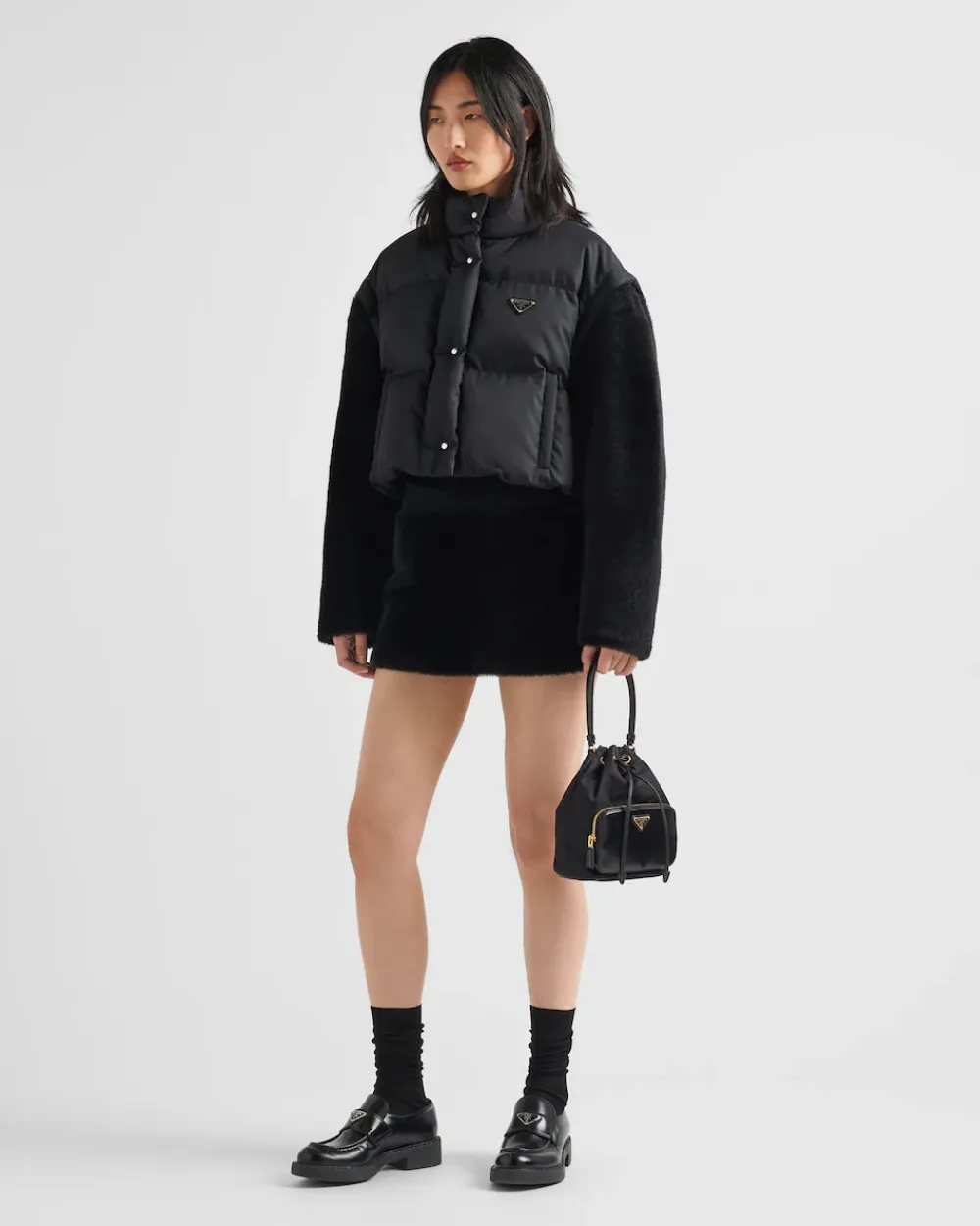 Mujer Prada ROPA DE ABRIGO^Chaqueta De Plumón En Re-nylon