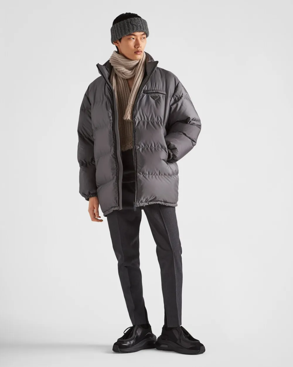 Hombre Prada COLECCIÓN MASCULINA|ROPA DE ABRIGO^Chaqueta De Plumón Extragrande De Re-nylon