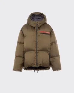 Mujer Prada ROPA^Chaqueta De Plumón Holgada De Re-nylon Técnico
