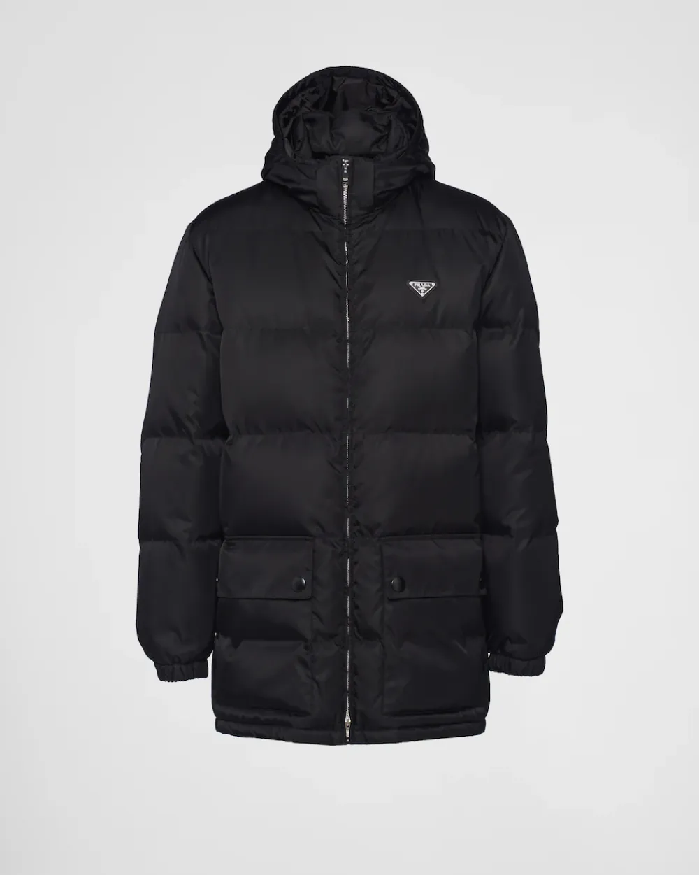 Hombre Prada ROPA DE ABRIGO^Chaqueta De Plumón Y Re-nylon Larga