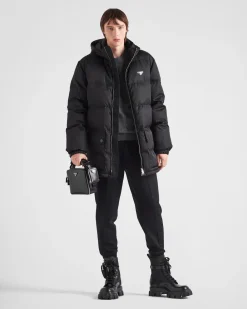 Hombre Prada ROPA DE ABRIGO^Chaqueta De Plumón Y Re-nylon Larga