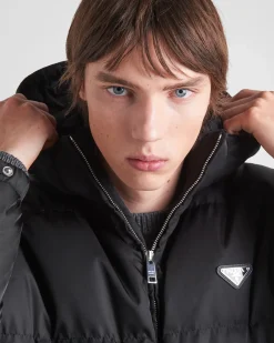 Hombre Prada ROPA DE ABRIGO^Chaqueta De Plumón Y Re-nylon Larga