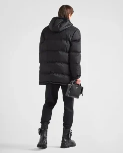 Hombre Prada ROPA DE ABRIGO^Chaqueta De Plumón Y Re-nylon Larga
