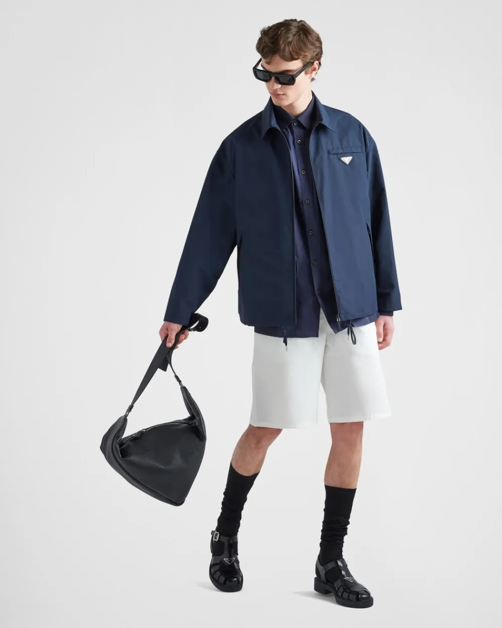 Hombre Prada ROPA DE ABRIGO^Chaqueta De Popelín Técnico