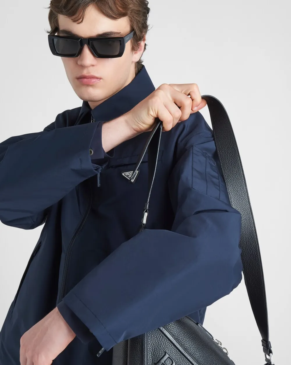 Hombre Prada ROPA DE ABRIGO^Chaqueta De Popelín Técnico