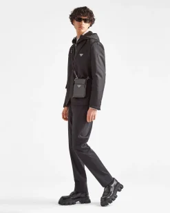 Hombre Prada CHAQUETAS Y ABRIGOS^Chaqueta De Re-nylon Con Cruzado Simple