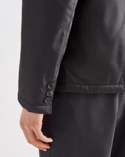 Hombre Prada CHAQUETAS Y ABRIGOS^Chaqueta De Re-nylon Con Cruzado Simple