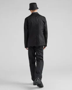 Prada COLECCIÓN MASCULINA^Chaqueta De Re-nylon Con Cruzado Simple
