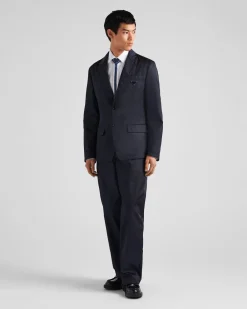 Hombre Prada COLECCIÓN MASCULINA|CHAQUETAS Y ABRIGOS^Chaqueta De Re-nylon Con Cruzado Simple