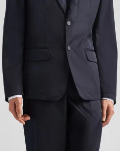 Hombre Prada COLECCIÓN MASCULINA|CHAQUETAS Y ABRIGOS^Chaqueta De Re-nylon Con Cruzado Simple