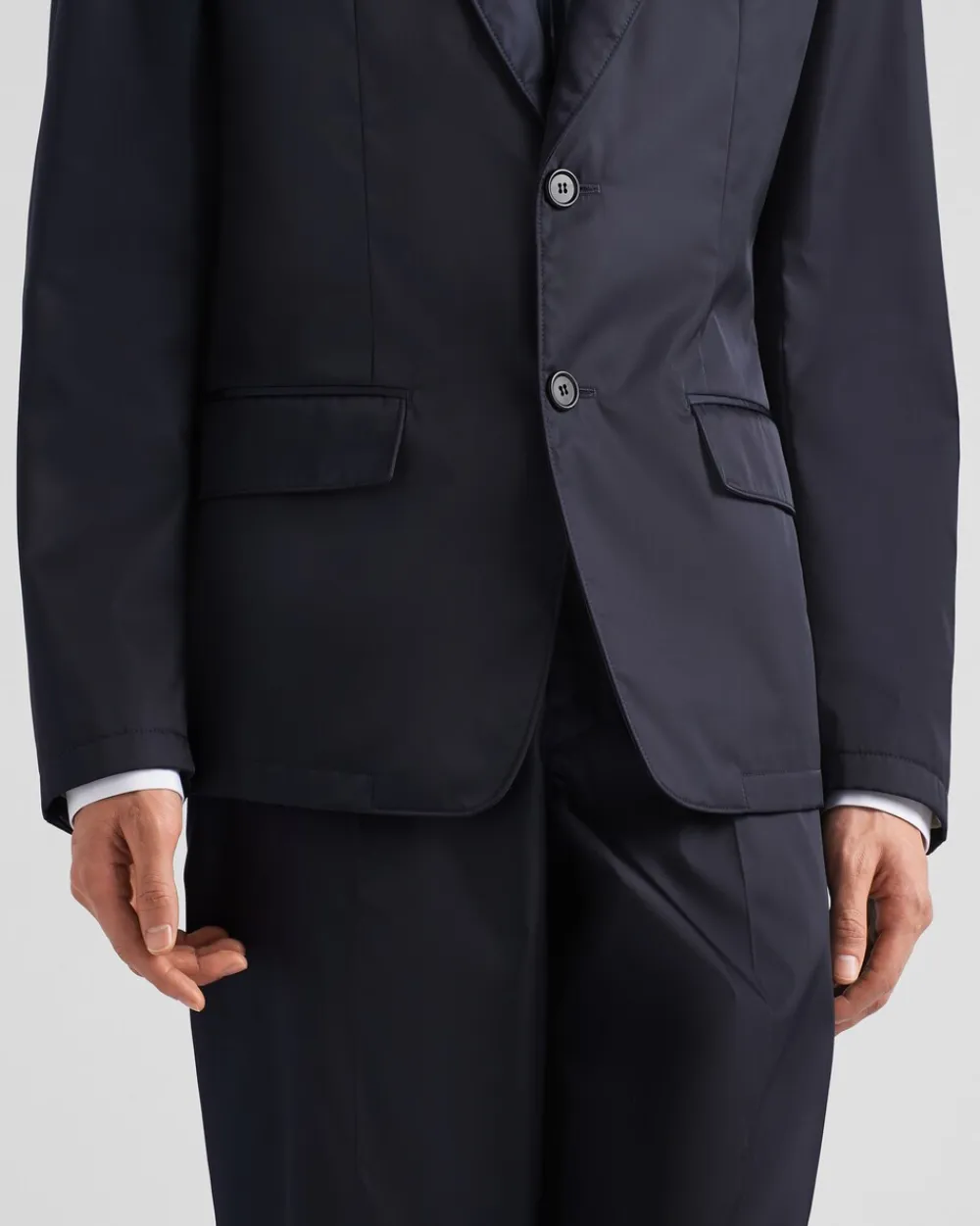 Hombre Prada COLECCIÓN MASCULINA|CHAQUETAS Y ABRIGOS^Chaqueta De Re-nylon Con Cruzado Simple