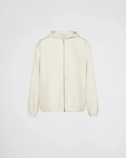 Hombre Prada ROPA DE ABRIGO^Chaqueta De Seda Con Capucha