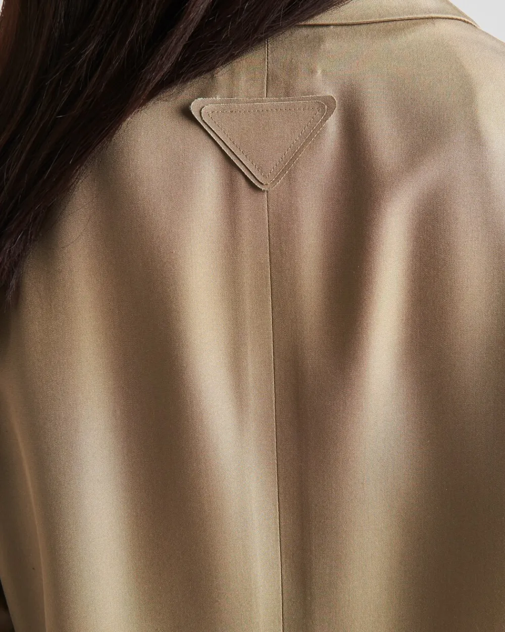 Mujer Prada CHAQUETAS Y ABRIGOS^Chaqueta De Seda De Botonadura Simple