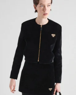 Mujer Prada CHAQUETAS Y ABRIGOS^Chaqueta De Terciopelo