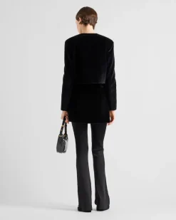 Mujer Prada CHAQUETAS Y ABRIGOS^Chaqueta De Terciopelo