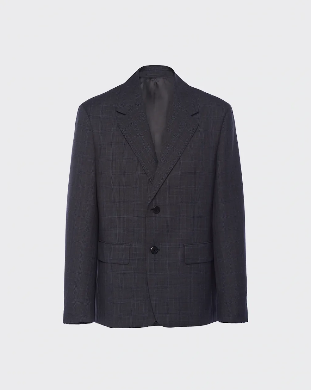 Hombre Prada CHAQUETAS Y ABRIGOS^Chaqueta En Mohair Príncipe De Gales