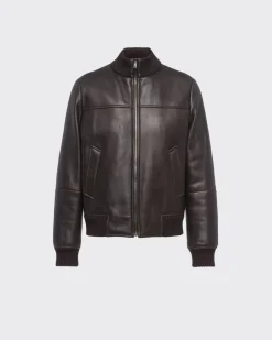 Hombre Prada ROPA DE PIEL^Chaqueta En Piel De Borrego
