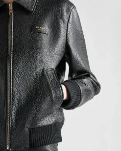 Mujer Prada ROPA DE PIEL^Chaqueta En Piel De Napa