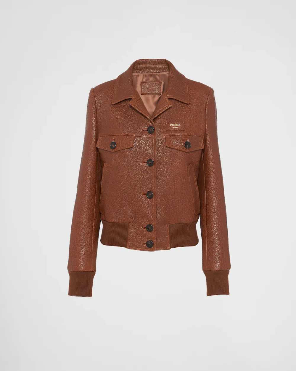 Mujer Prada ROPA DE PIEL^Chaqueta En Piel De Napa