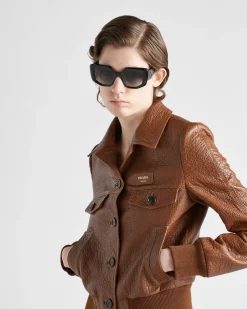Mujer Prada ROPA DE PIEL^Chaqueta En Piel De Napa